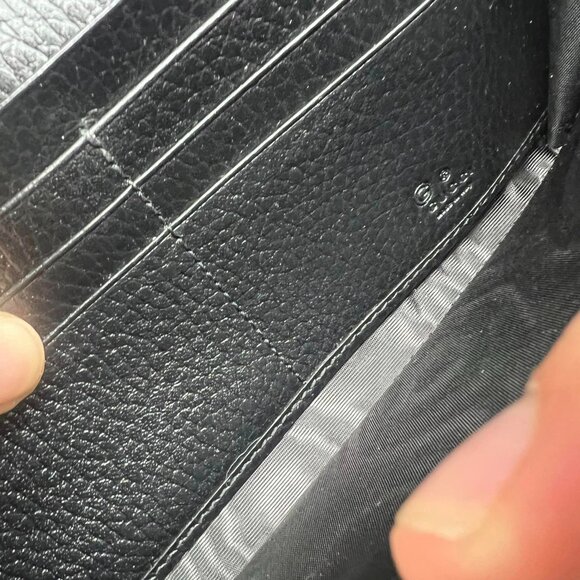 100% Authentic Gucci Soho Interlocking Leather Wallet - Picture 16 of 16
